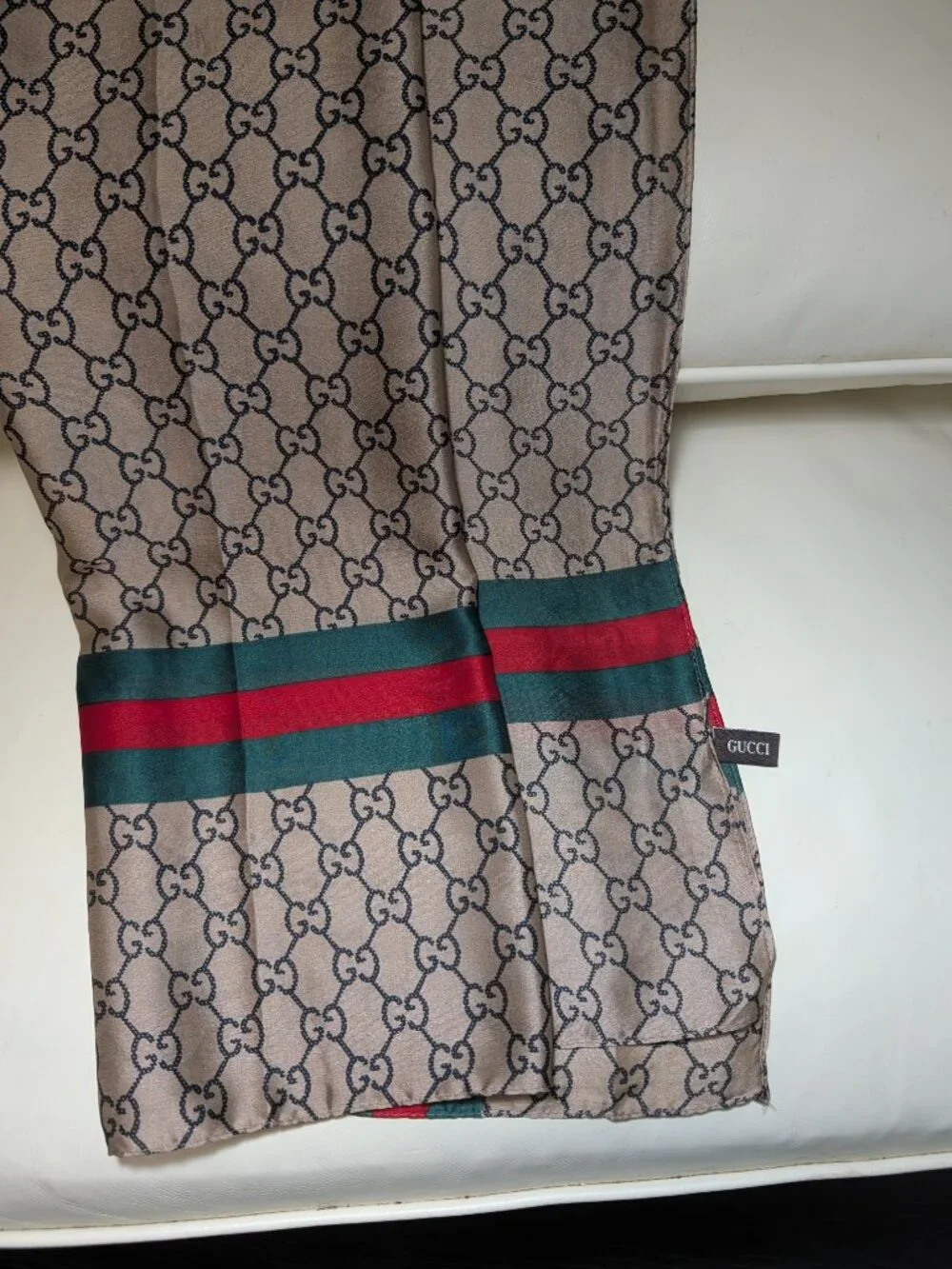New Gucci Silk Scarf